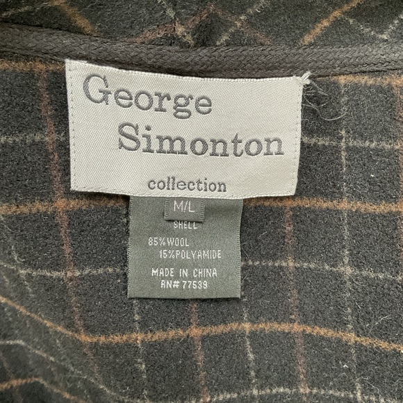George Simonton heavy wool hooded cape. EUC - Picture 6 of 7